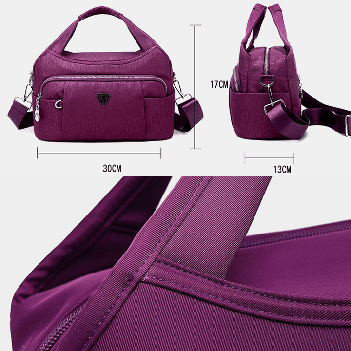 Women Waterproof Large Capacity Shoulder Bag Crossbody Bag Handbag - MRSLM
