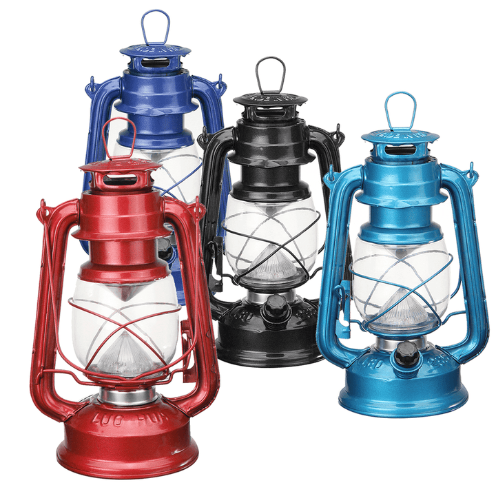 Vintage Style 15 LED Emergency Light Battery Operated Indoor Outdoor Camping Fishing Lantern - MRSLM