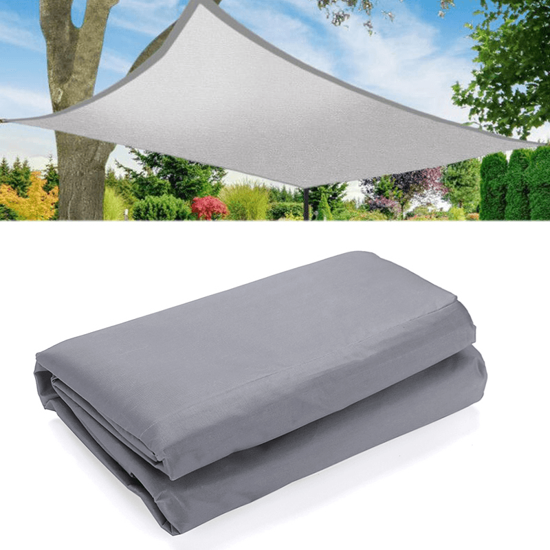 Outdoor Heavy Duty Sun Shade Sail Waterproof UV Proof Tent Canopy Shelter Sunshade - MRSLM