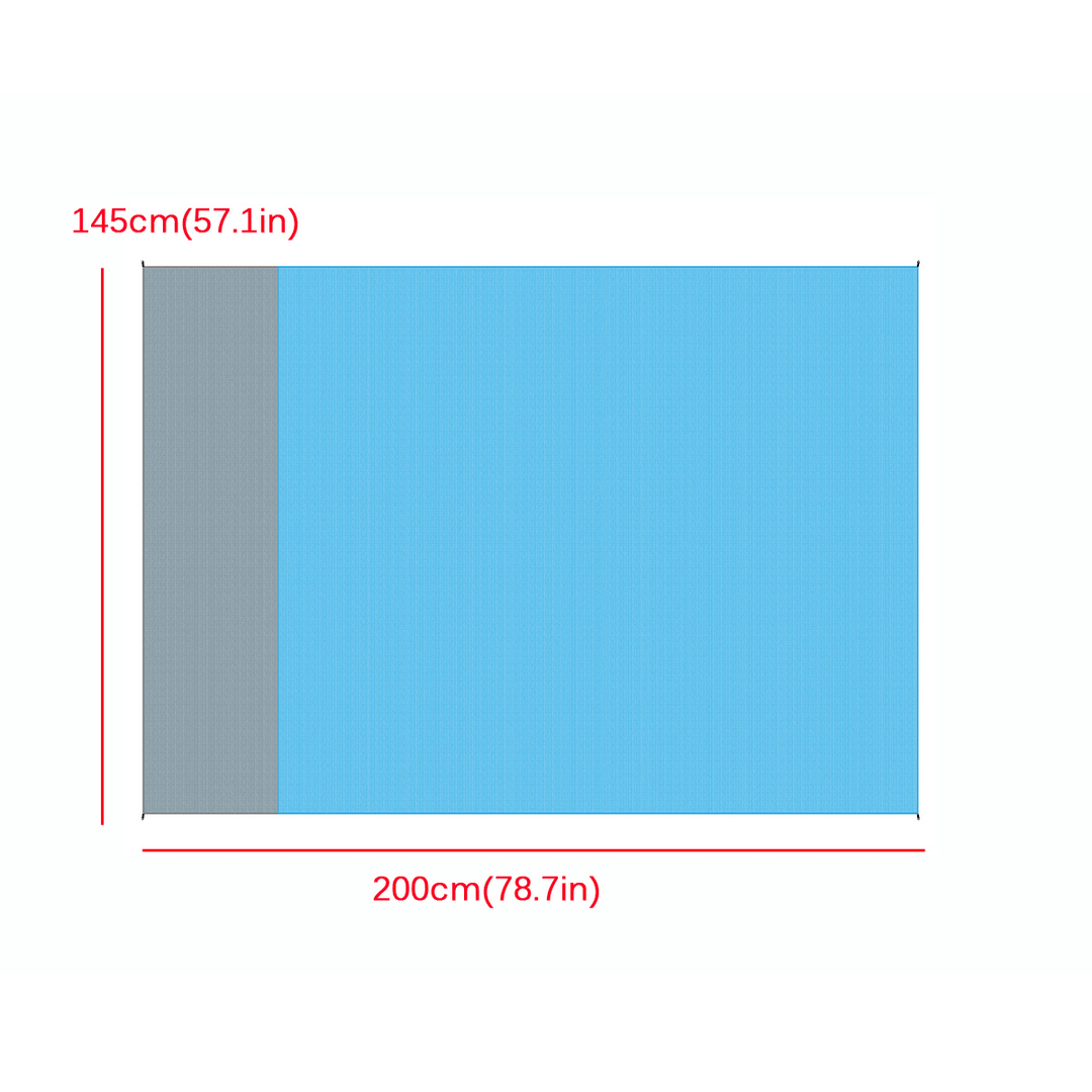 Oxford Cloth Beach Mat Waterproof Folding Picnic Mat Sleeping Pad Outdoor Camping Travel - MRSLM