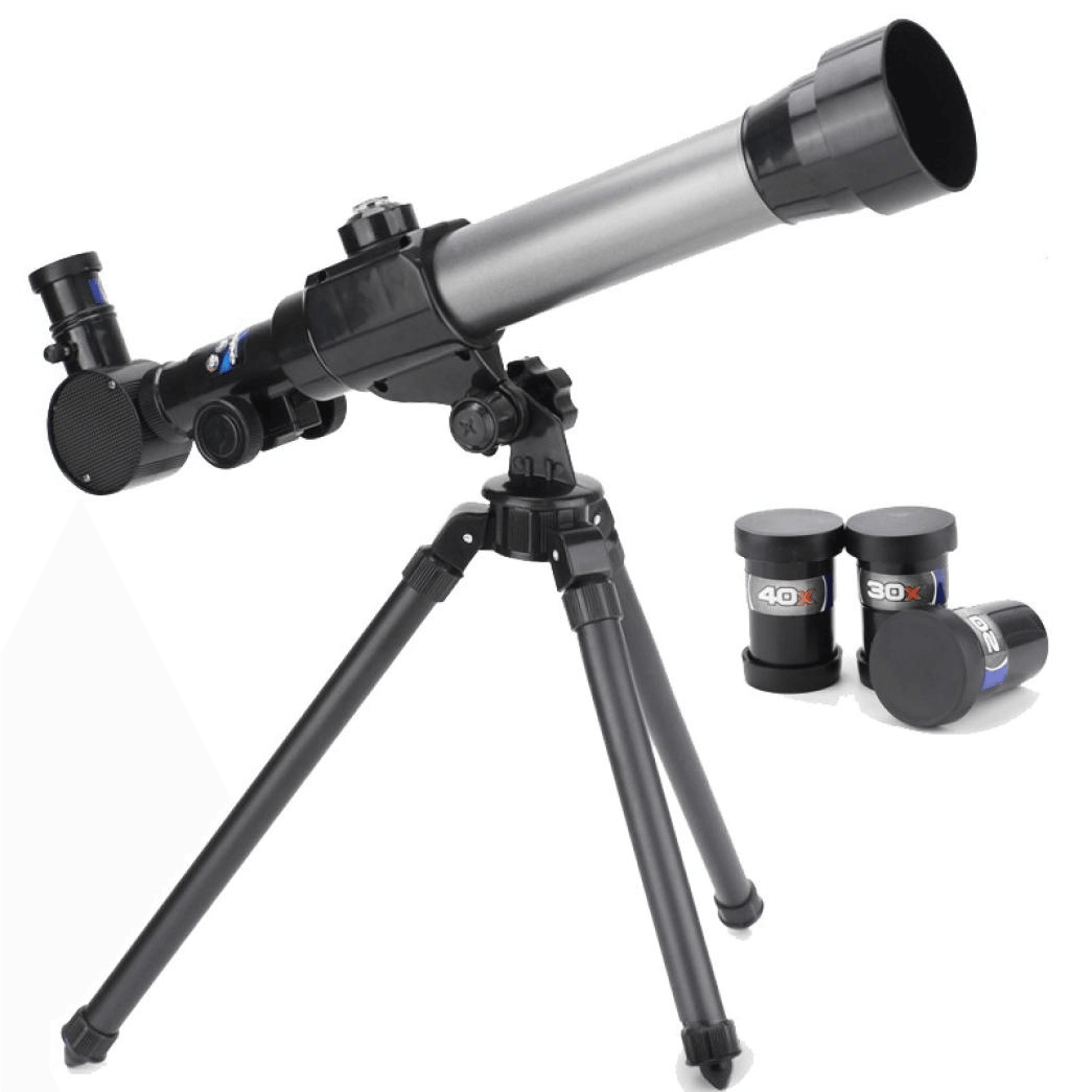 20X / 30X / 40X Astronomical Telescope Kids HD Night Vision Monocular with Tripod 2 Eyepiece Tool - MRSLM