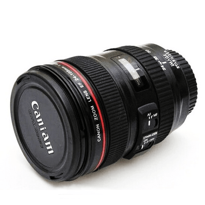 400ML Coffee Tea Mug SLR Camera Lens 24-105Mm Food Grade PC 1:1 Scale Creative Cups - MRSLM