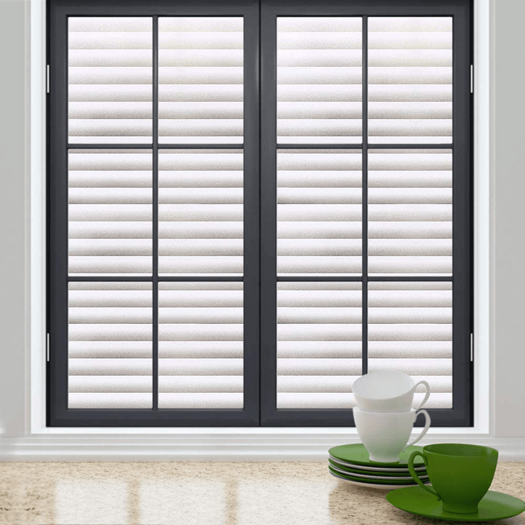 100/200Cm Frosted Window Film Glass Sticker Anti-Uv Privacy Office Home Decoration - MRSLM