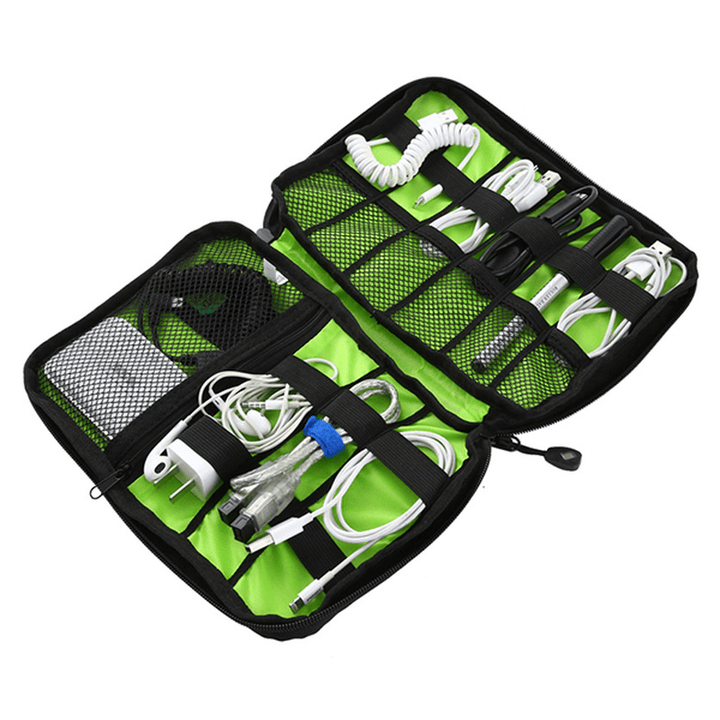 Honana HN-CB2 Waterproof Cable Storage Bag Electronic Accessories Organizer Travel Carry Case - MRSLM