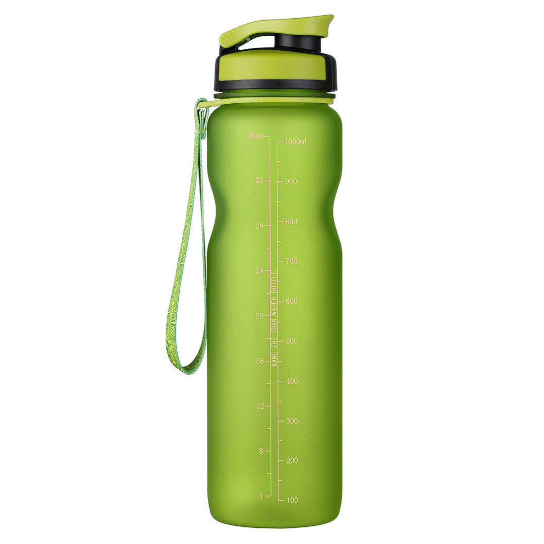 1L Water Bottle BPA Free Leak Proof Flip Top Sport Bike Drinking Bottle Outdoor Cycling Camping - MRSLM