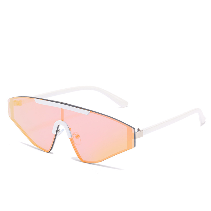 New Personality Gradient Frameless Rectangular Fashion Sunglasses - MRSLM