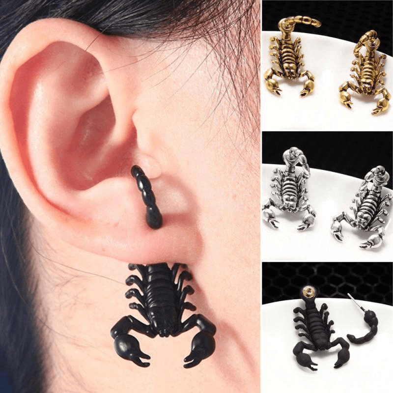 Halloween Earring Creative Scorpion Earrings Lightweight for Hallowen Party Decoration - MRSLM