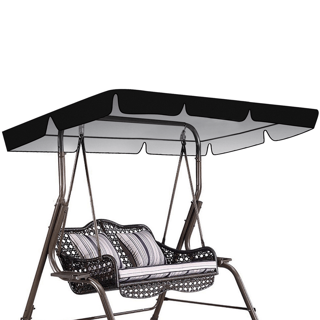 2100D Oxford Cloth Swing Top Cover Swing Awning Waterproof Sun Protection Canopy Outdoor Garden Shade Canopy - MRSLM