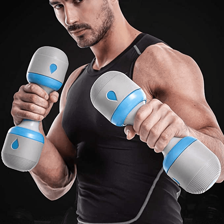 Multifunctional 2-10Kg Weight Adjustable Dumbbell Home Gym Fitness Equipment Men Women Workout Exercise Tools - MRSLM