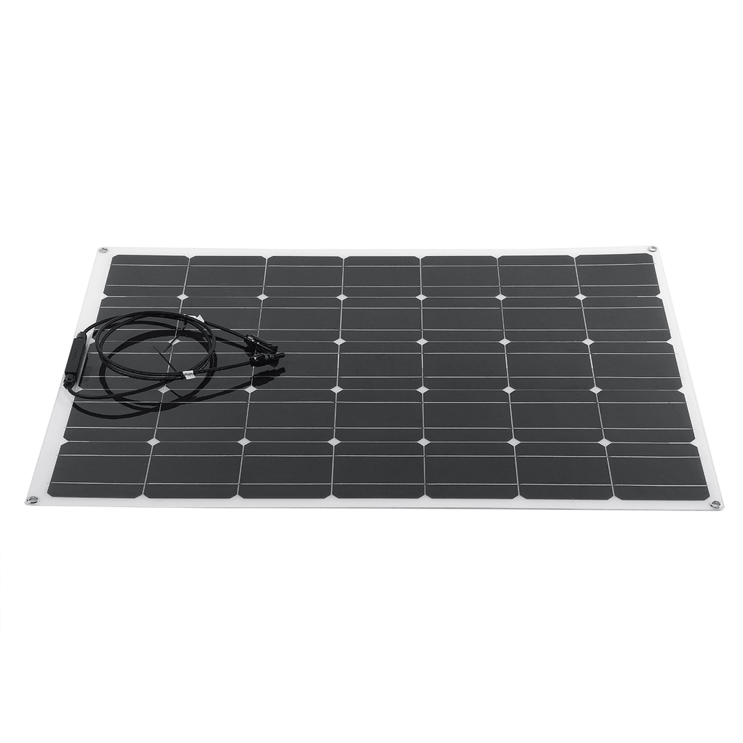 21V 120W Flexible Solar Panel Mono Caravan Boat Camping Home Battery Charge - MRSLM