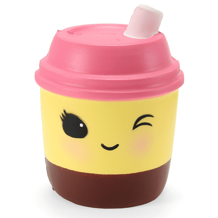 Xinda Squishy Milk Tea Cup 10Cm Soft Slow Rising with Packaging Collection Gift Decor Toy - MRSLM