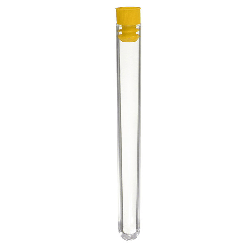 16X150Mm 20Ml Plastic Test Tube with Stopper Lab Supplies - MRSLM