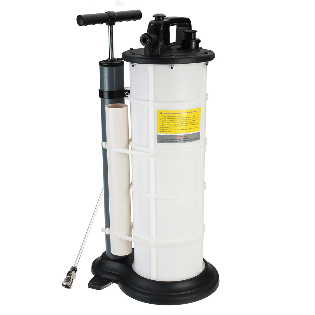 9L Manual Pneumatic Fluid Extractor Oil Transfer Car Engine Diesel Fuel Tank Liquid Extractor Transfer Pump - MRSLM