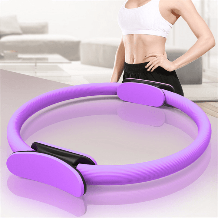 KALOAD Dual Grip Yoga Pilates Ring Legs Arms Waist Slimming Body Building Magic Circle Fitness Exercise Yoga Tools - MRSLM