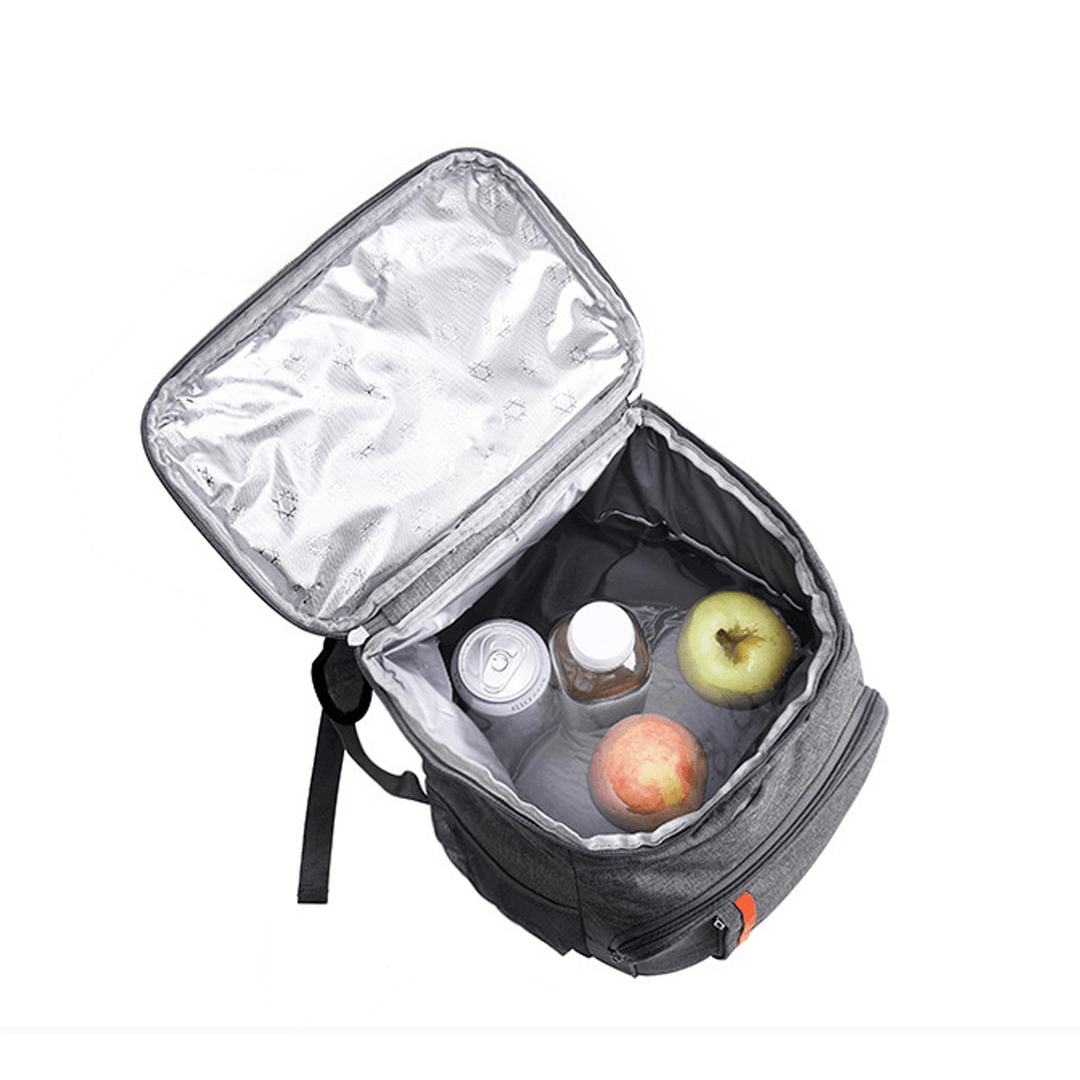 18L Insulated Picnic Bag Thermal Food Container Cooler Backpack Lunch Bag Outdoor Camping Travel - MRSLM