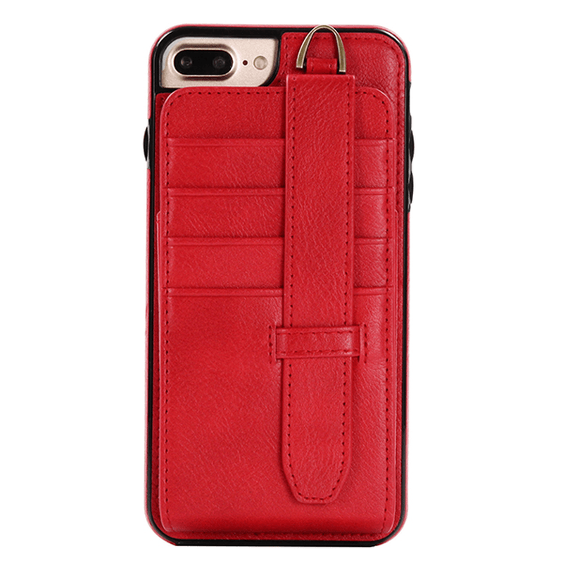 Genuine Leather Multifunctional Iphone6/6S/6 Plus/6S Plus/7/7 plus Case Wallet Card Holder Phone Bag - MRSLM