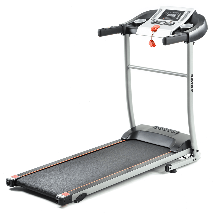 [USA Direct] Folding Treadmill 3 Modes 12 Automatic Programs 0.8-12Km/H Exercise Running Machines with Safety Lock LCD Monitor Home Gym - MRSLM