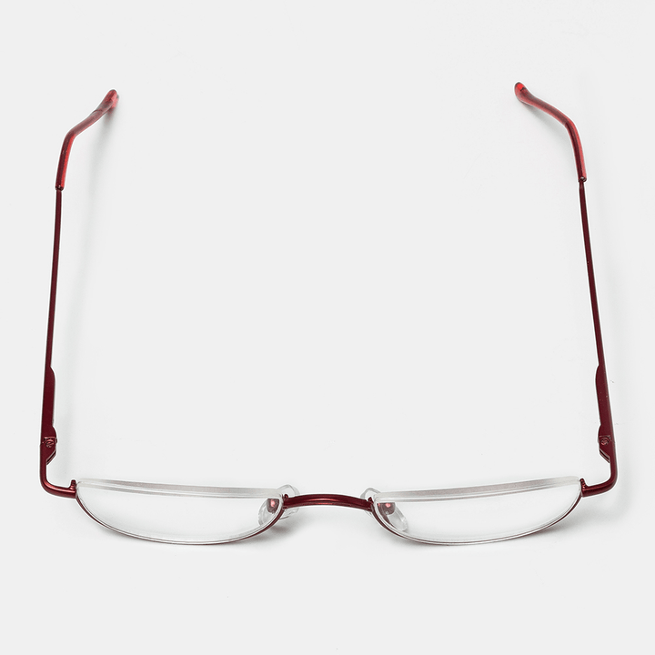 2 Color Half Frame Half Arc Frame Reading Glasses - MRSLM