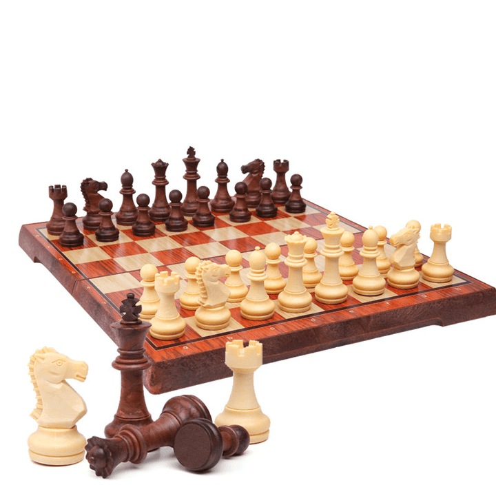 Chess Magnetic Chess Pieces Adult High-End Chessboard Imitation Solid Wood Children'S Student Primer - MRSLM