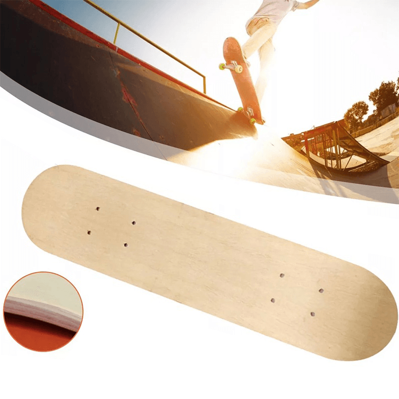 7 Layers Maple Double Rocker Skateboard Maple Skateboard Deck DIY Children Skate Board 43/60/70/80CM Longboard Skateboards - MRSLM