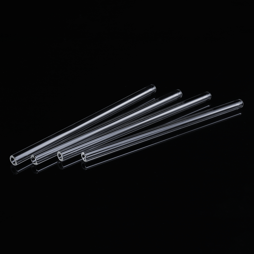 10Pcs Length 200Mm OD 10Mm 1.5Mm Thick Wall Borosilicate Glass Blowing Tube Lab Factory School Home Tubes - MRSLM