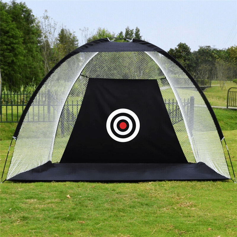 1/2/3M Golf Practice Net Golf Swing Net Sport Aids Trainer Net Indoor Outdoor with Storage Bag - MRSLM