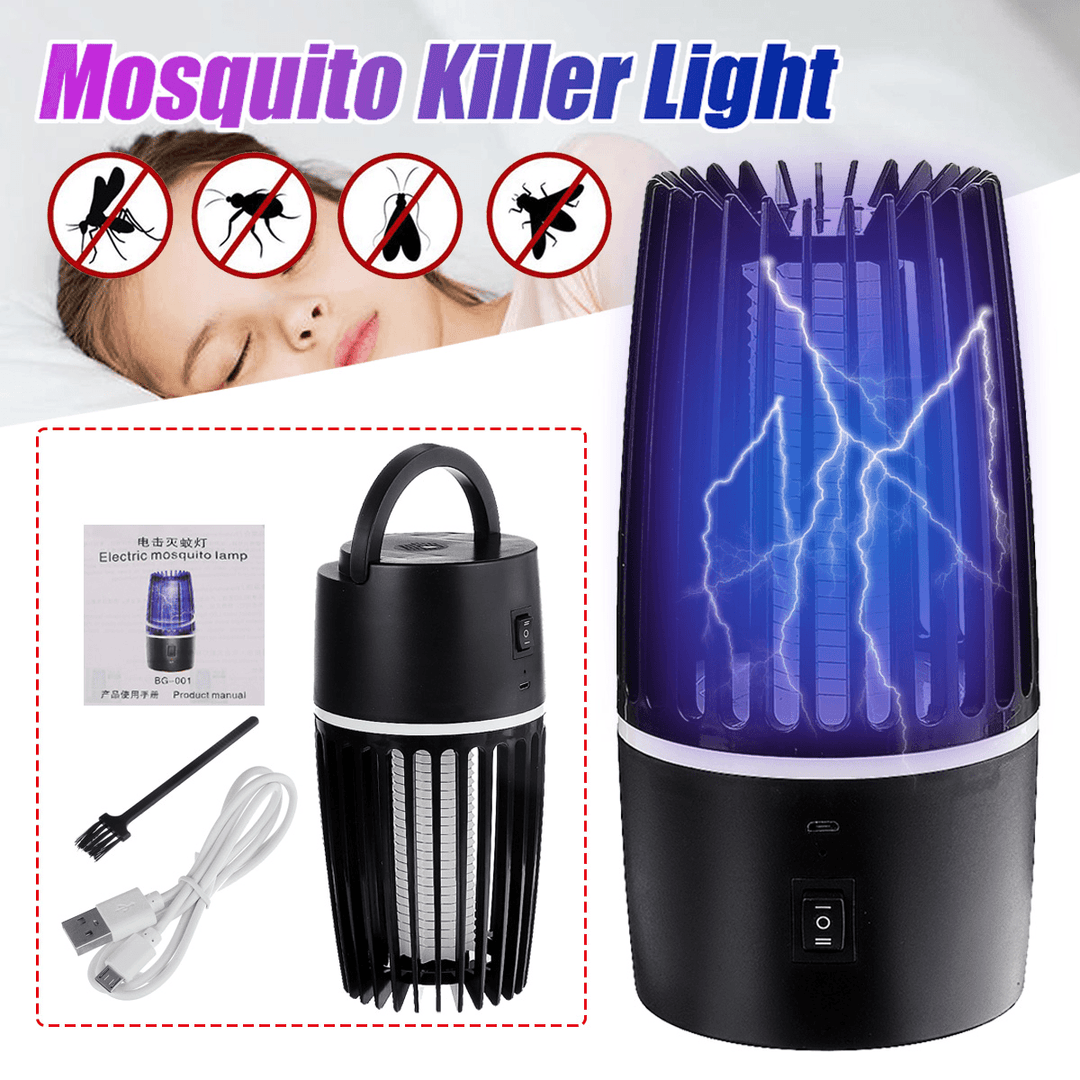 DC5V 5W Electric Fly Bug Zapper Mosquito Light Insect Killer LED Trap Pest Control Night Lamp - MRSLM