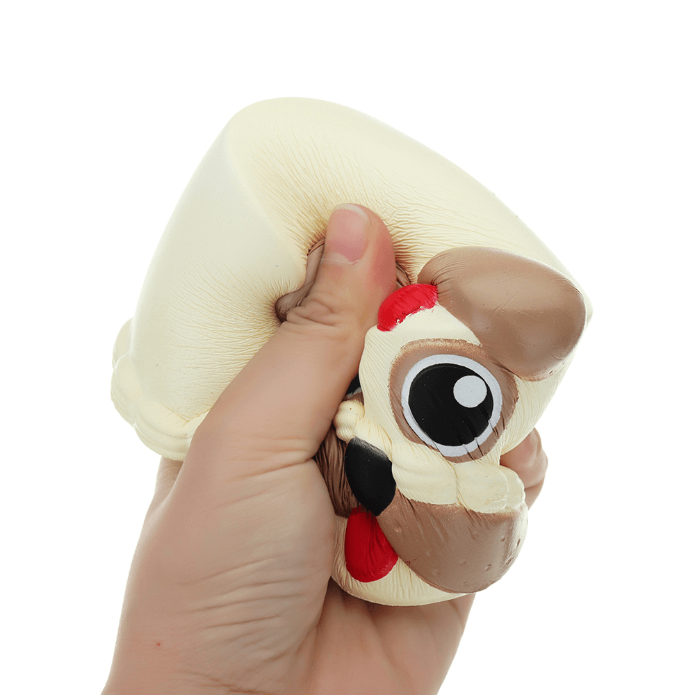 Dog Head Squishy 9*6CM Slow Rising with Packaging Collection Gift Soft Toy - MRSLM