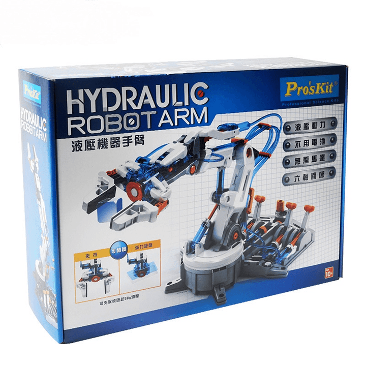 Scientific Experiment DIY Hydraulic Robot Arm Educational Toy Model Assembly - MRSLM