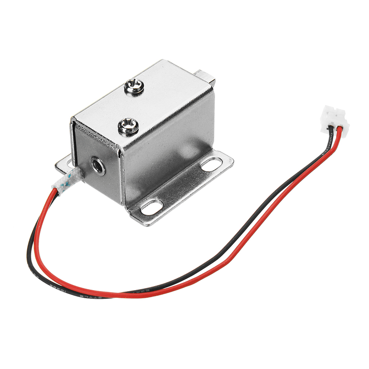 12V DC 0.43A Cabinet Electric Lock Assembly Solenoid Drawer Door Lock 27X29X18Mm - MRSLM