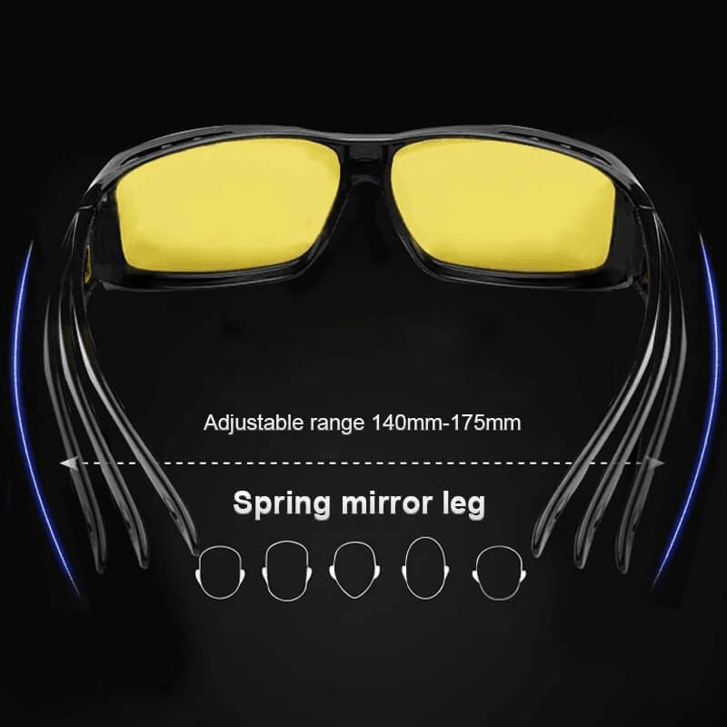 Night Vision Goggle Mirror Vibrato with the Same Driver Sunglasses Anti-High Beam Driving at Night Driving Mirror Anti-Ultraviolet - MRSLM