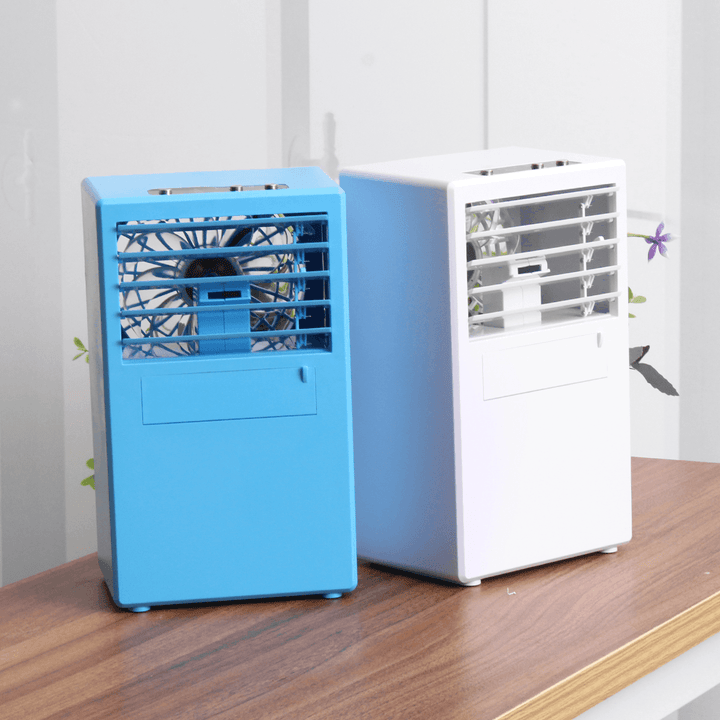 24W 24V Portable Air Conditioning Fan Low Noise 3 Wind Speeds Cooler Digitals Cooling System Timing Air Humidifier for Office - MRSLM