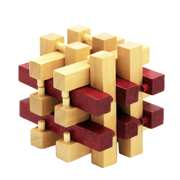 Children'S Full Set of Classical Mortise and Tenon Wooden Toys - MRSLM