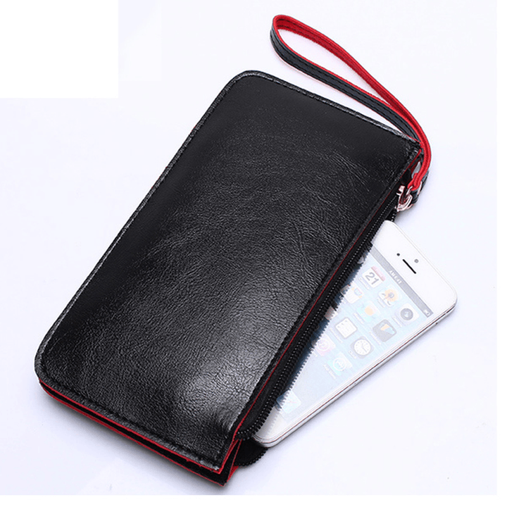 Women Ultrathin Card Holder Wallets Purse Wristlet Wallet - MRSLM