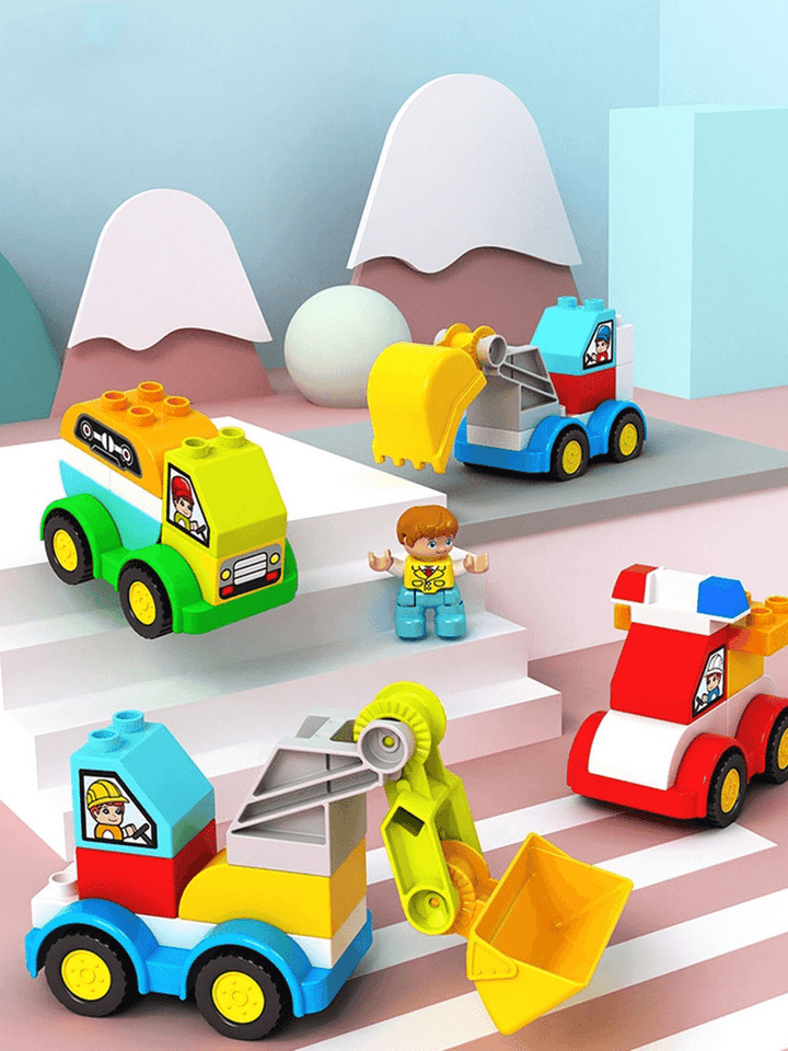 Building Block Toys, Puzzle, Splicing and Changing Car Models - MRSLM