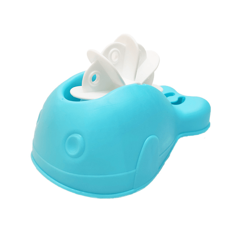 Rotating Whale Waterwheel and Scoop 3-Piece Baby Bath Toy - MRSLM