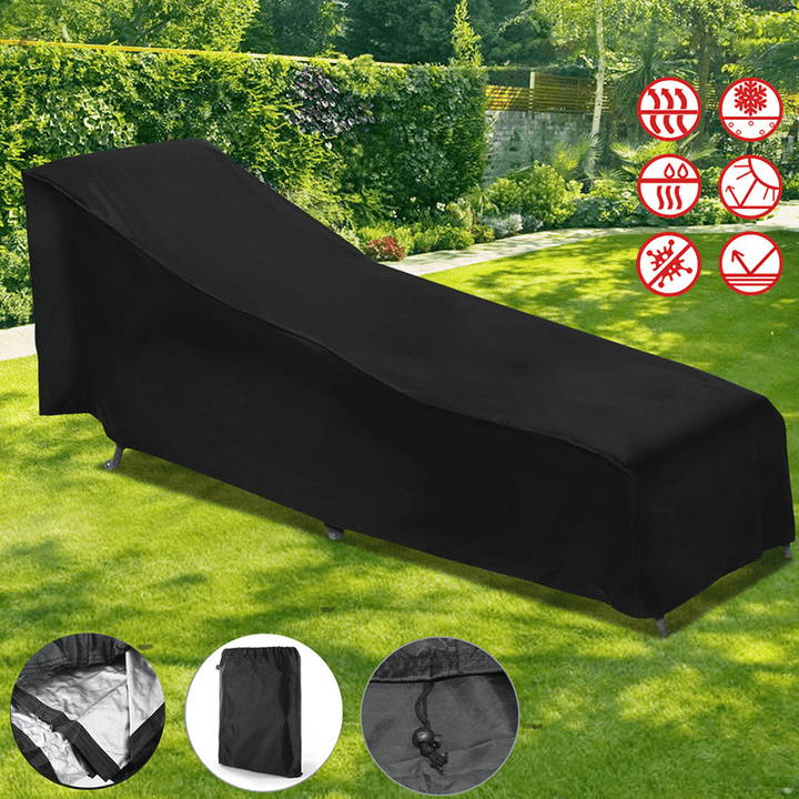 Waterproof Dust-Proof Furniture Chair Sofa Cover Protection Garden Patio Outdoor Cover Garden Balcony Deck Chair Shed - MRSLM