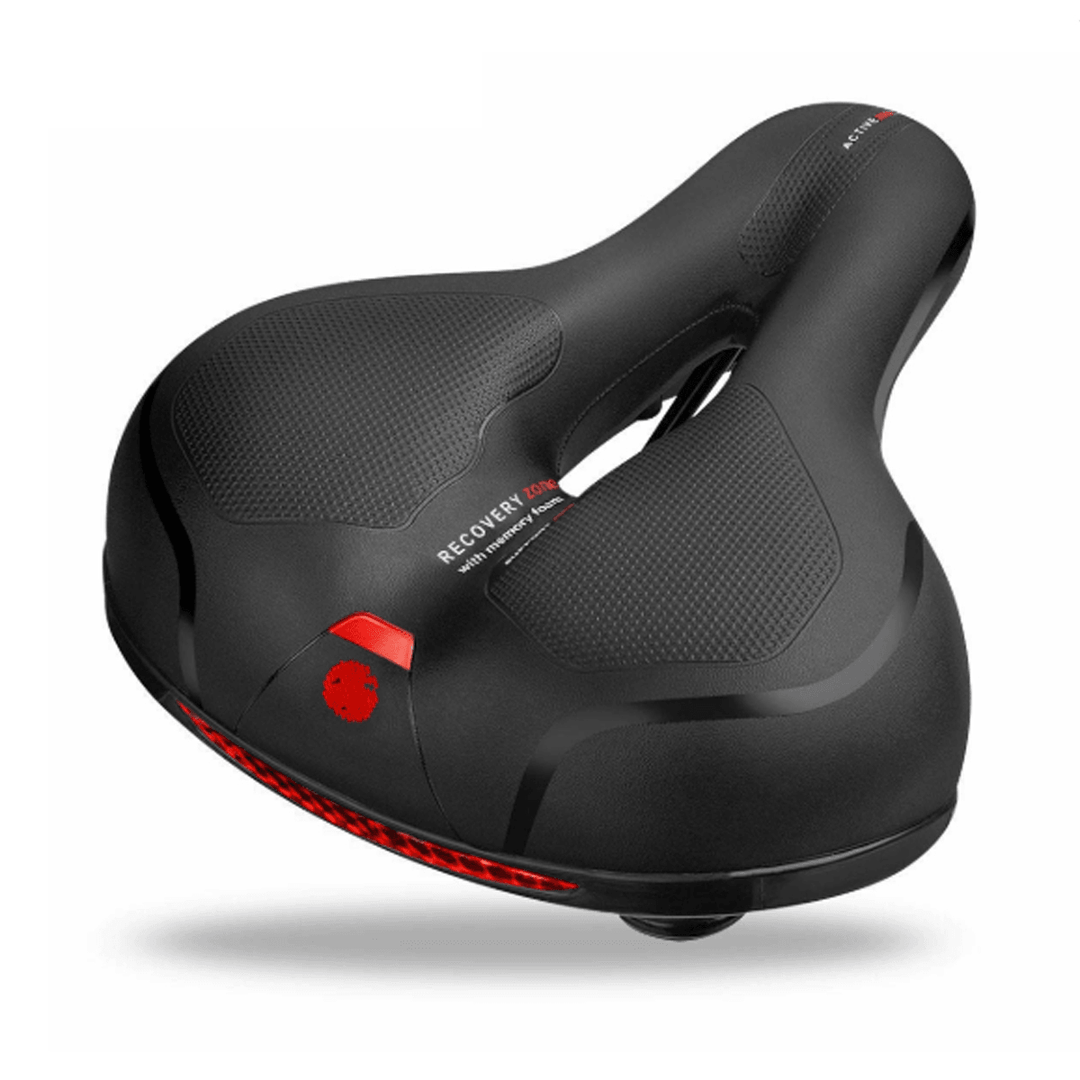 Extra Wide Breathable Comfy Cushioned Universal Bike Seat Waterproof Damping Bicycle Soft Padded Saddle - MRSLM