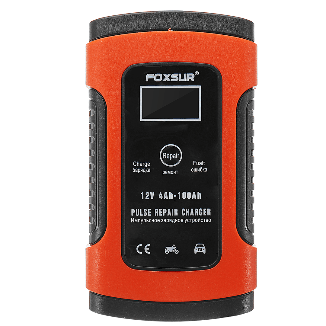 110-220V Intelligent Battery Charger 12V 5A Pulse Repair Battery Charging with LCD Display - MRSLM