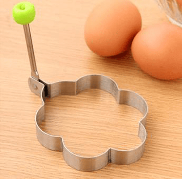 Kitchen Stainless Steel Cute Shaped Fried Egg Mold Pancake Rings Mold - MRSLM