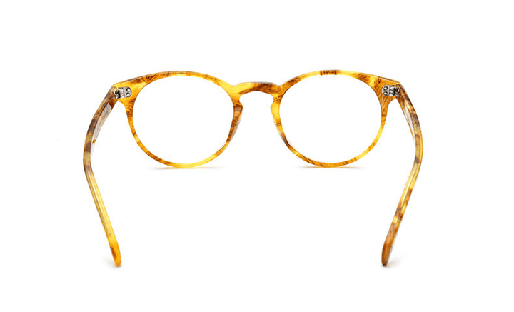 Fashion Acetate Women'S round Glasses Frame - MRSLM