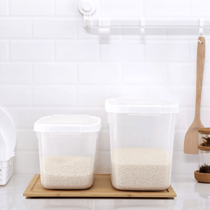 QUANGE Multi-Function Rice Storage Bucket 5KG/10KG from Kitchen Storage Container Rice Storage Box - MRSLM