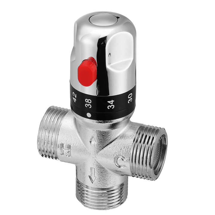 Pipe Thermostatic Valve Water Mixing Valve Solar Temperature Control Valve Water Heater Leading Pipe - MRSLM