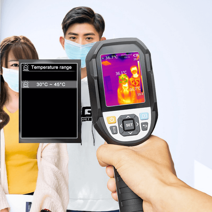 MKLR03A Handheld Digital HD Thermal Imager Temperature Sensor IR Imaging IR Resolution 19,200 Pixels - MRSLM