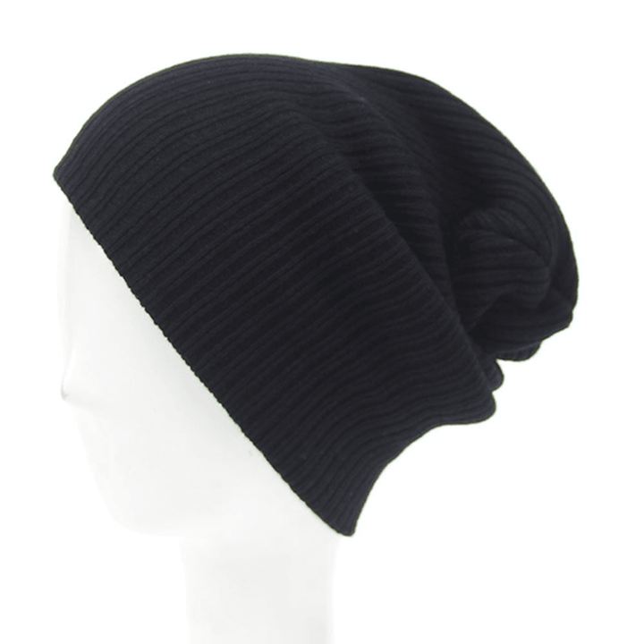 Winter Casual Knitted Warm Skullies Beanies Hats High Elastic Men Women Hat - MRSLM