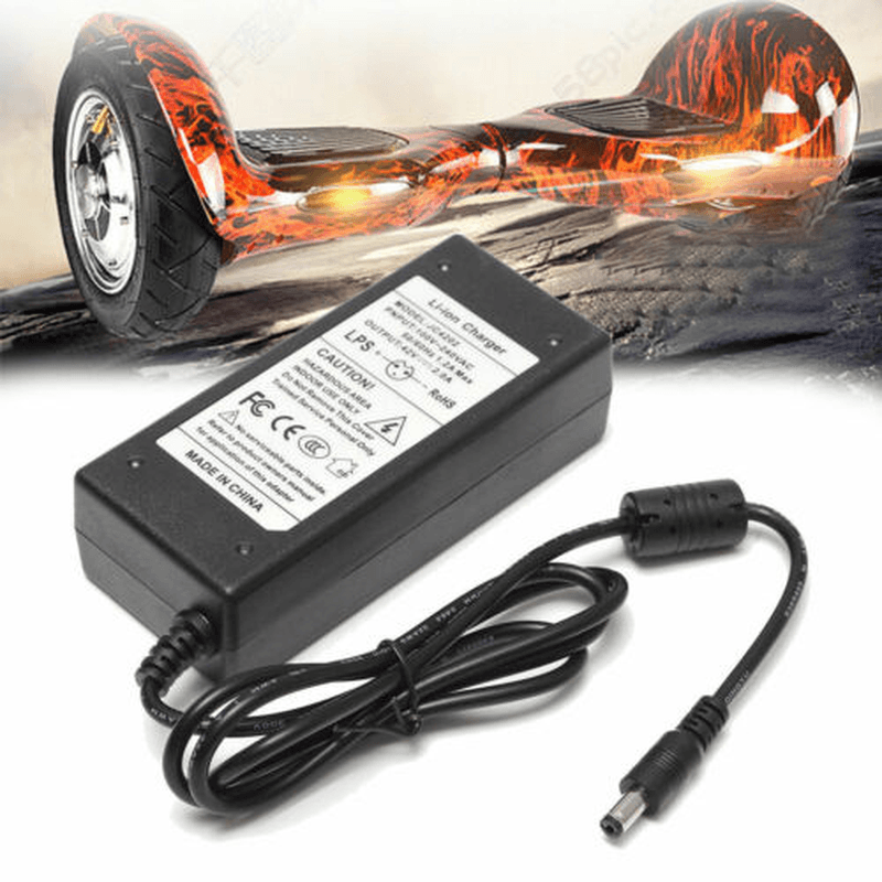 42V 2A Universal Battery Fast Charger for Hoverboard Smart Balance Wheel Electric Scooter Adapter Charger EU/US/AU Plug - MRSLM