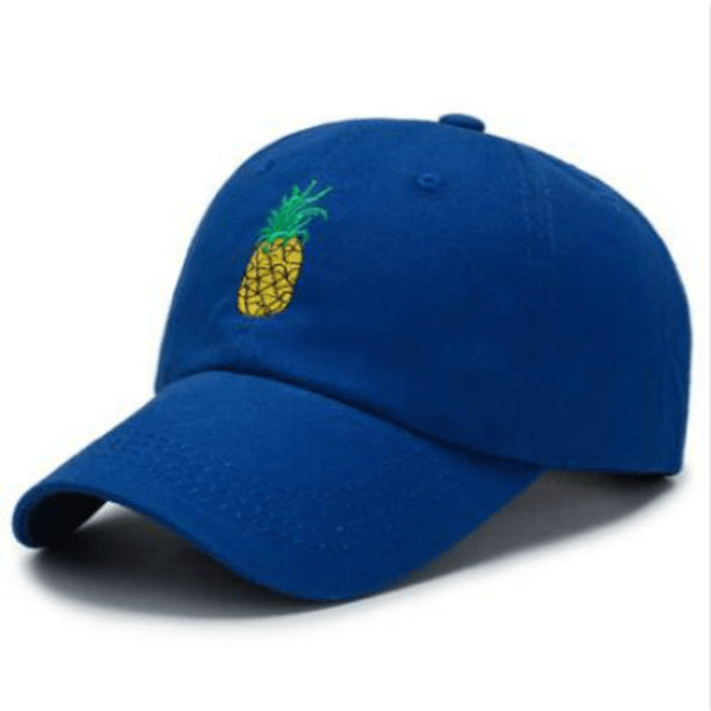 Embroidered Pineapple Baseball Cap Adjustable Cotton - MRSLM