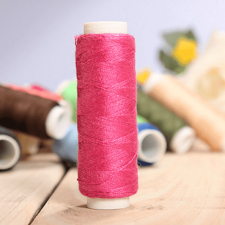 24 Color Cotton Sewing Thread Spools Sewing Machine Accessories - MRSLM