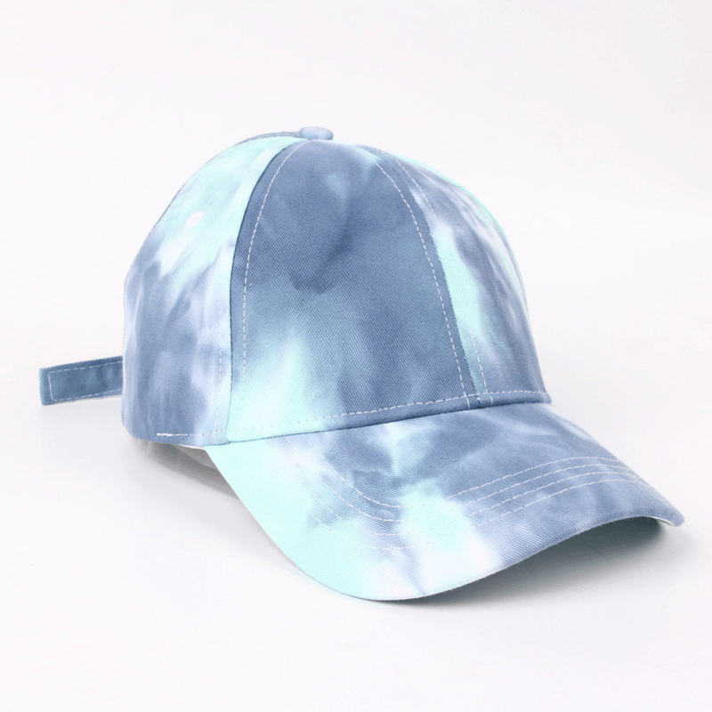 American Baseball Cap Men'S Cross-Border Tie-Dye Fashion Outdoor Hat Ladies Big Cap - MRSLM