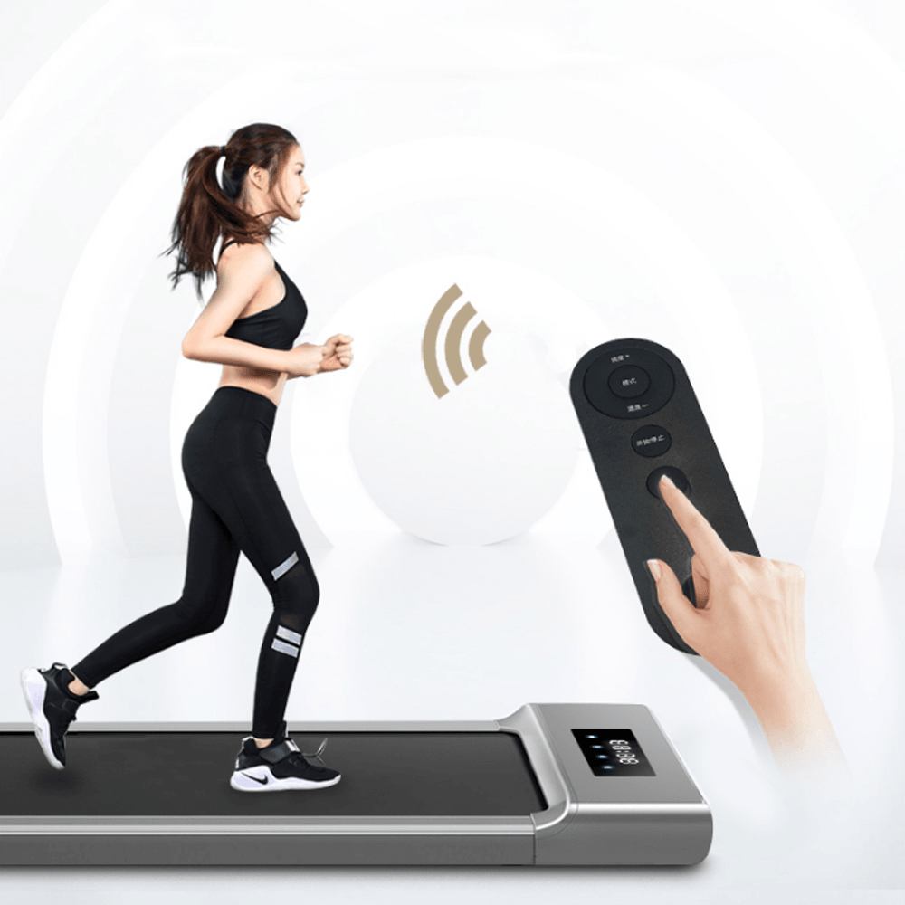 Bominfit T1 50Cm Wide Tread Treadmill 6 Modes Max Speed 6Km/H Wireless Control Electric Fitness Walkingpad Machine for Family Max Load 100Kg - MRSLM